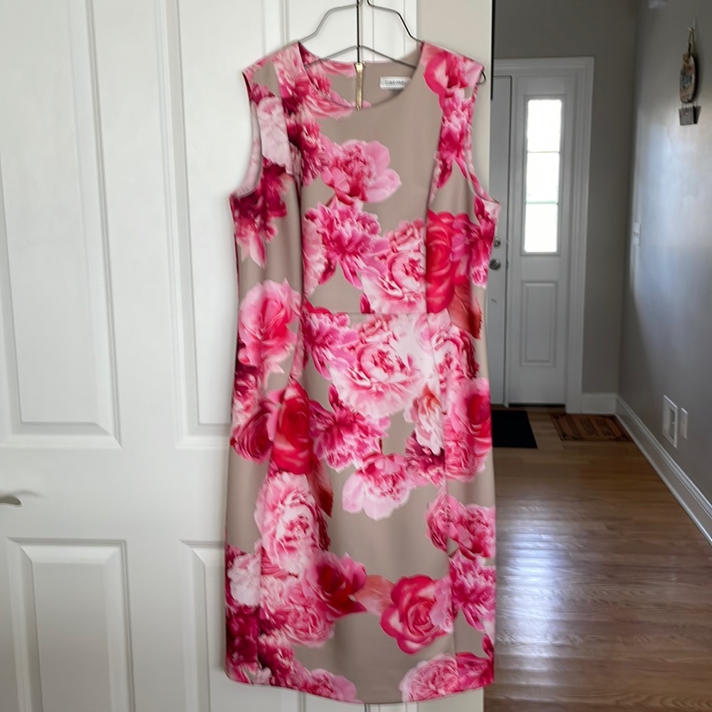 NWT Calvin Klein Sleeveless Dress size 14W